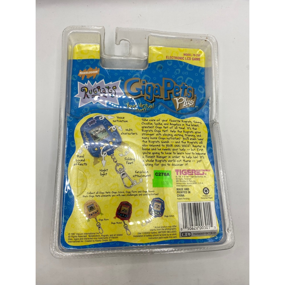 Tiger Electronics Giga Pets Plus Rugrats Virtual Pet 1997 Nickelodeon 70-256 NEW - Picture 4 of 6